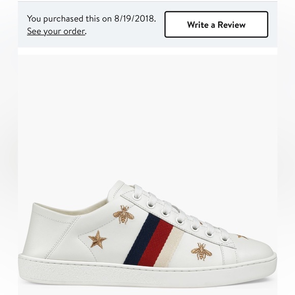 GUCCI NEW ACE CONVERTIBLE HEEL SNEAKER - Picture 7 of 8